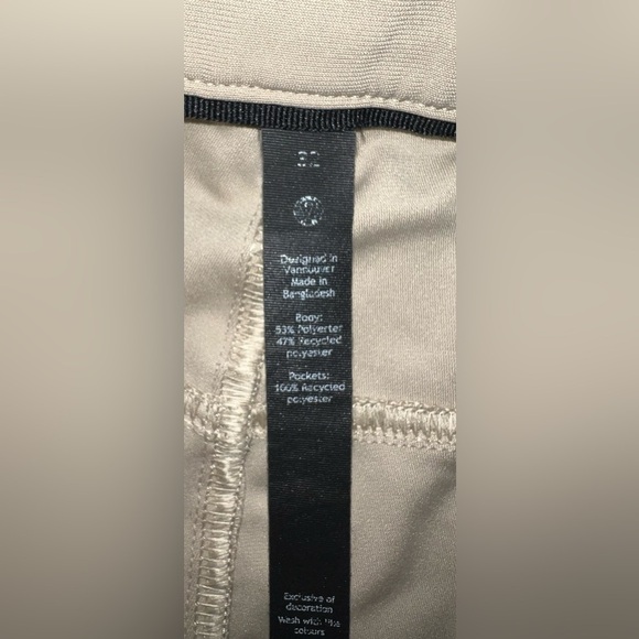 LULULEMON ABC Classic Pant in Silverstone Size 32W and 30L - Picture 12 of 14